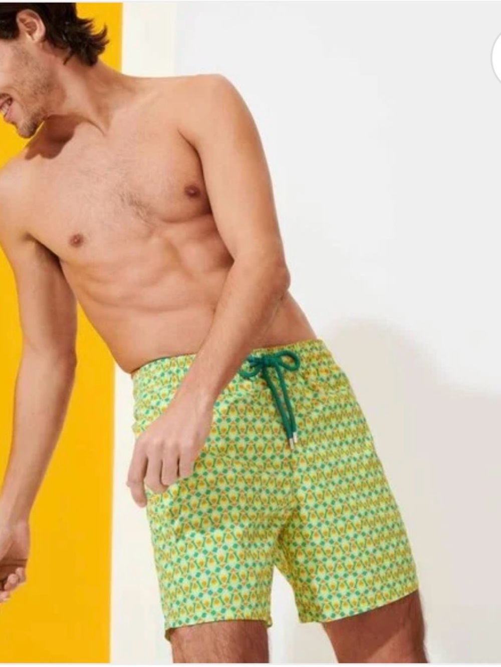 Vilebrequin men’s swim trunks in size Medium. Collector 1978 edition. Yellow - Picture 13 of 13